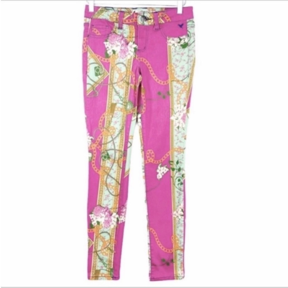 GRANE floral skinny pants 7jr